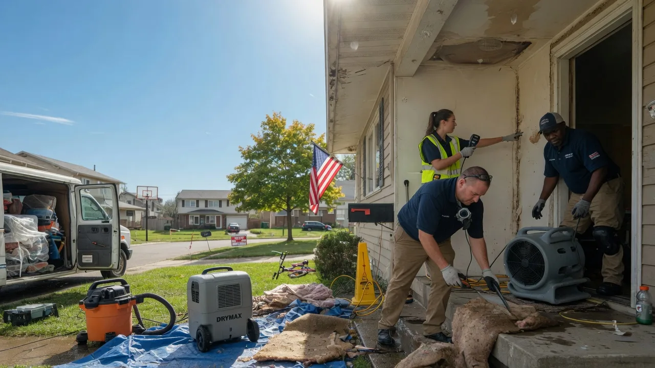 Water Damage Restoration in Hillsboro, IL near me